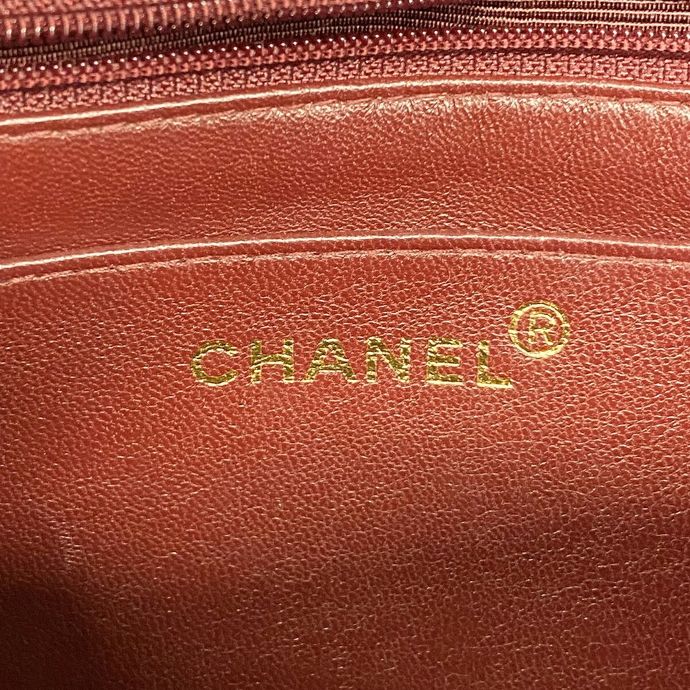 Chanel Shoulder Bag Diana Chain Lambskin Black Gold Hardware Women's - Picture 5 of 14